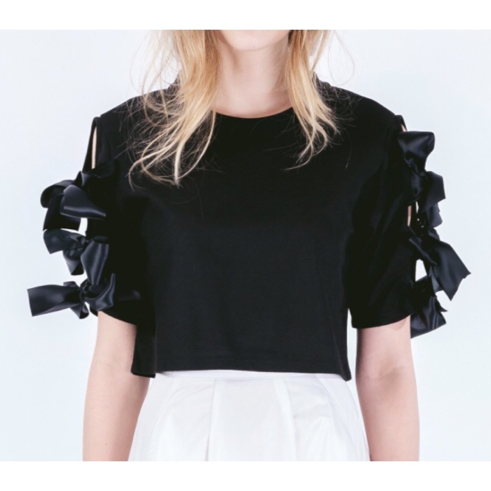 ASOS Ziztar Cinderella's Magic Ribbon Top w/ Bow - Picture 4 of 6